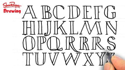 How to Draw Capital Letters