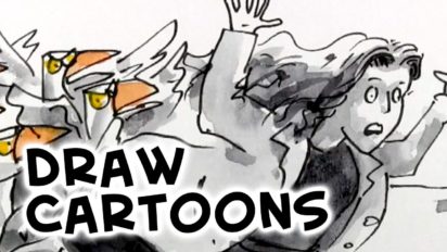 How to Draw Cartoons With Grey Scale